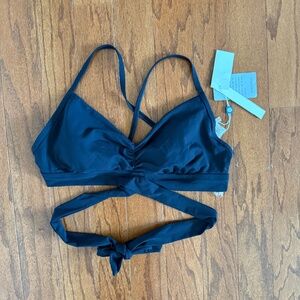 Black bathing suite top